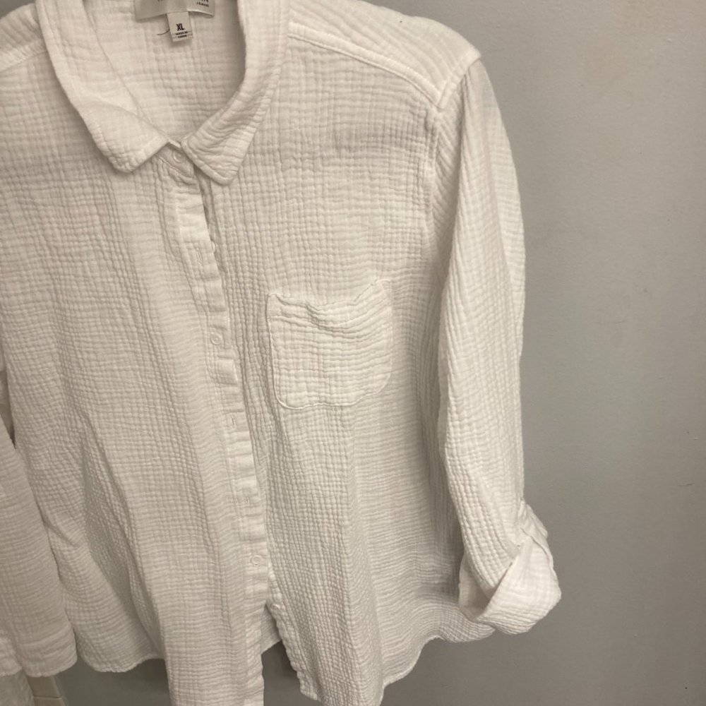 Anne Klein Women's Gauze Shirt